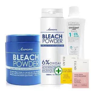 오로라 탈색약 500g 브리치 파우더 탈색제 염색약