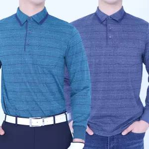 가을 중년 카라티 긴팔 에리티셔츠 40대 50대 셔츠 기능성 스판 아빠옷 간절기