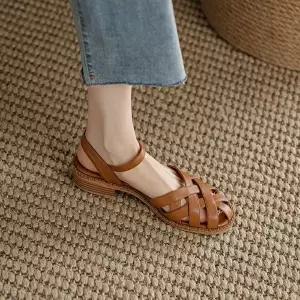 [기타브랜드]192 글래디에이터 샌들 여성샌들 플랫 여자