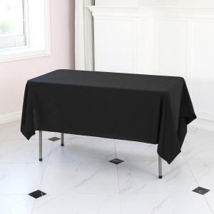 행사용테이블보 블랙 대형식탁보 폭155cm