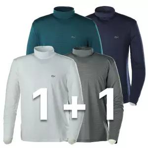 모렉스 1+  1 여름 남성 반목 쿨 작업복 긴팔 등산 티 기능성 티셔츠 아이스 303