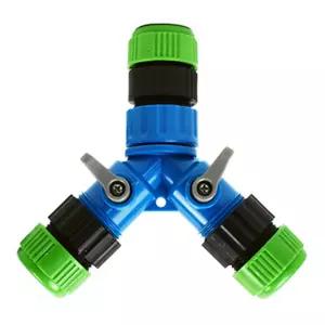 플라스틱 고무 만능 물 호스 연결 Y자 연결구 커플러 호수 커넥터 연결기 밸브 수도 꼭지 고정 부속 어댑터