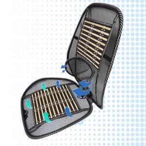 여름 차량용 대나무 메쉬 통풍 시트 커버 1p 자동차 쿨링 망사 방석 등받이 카시트 의자