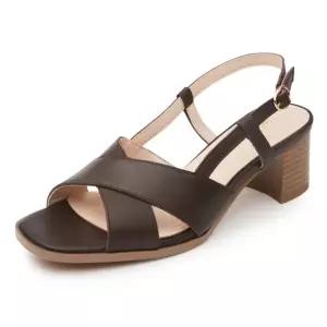 [금강제화]FAIR LADY 여성 소가죽 엑스 스트랩 샌들 RICSAC4512WFAIK3