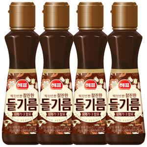 해표 참진한 들기름 320ml x 4개