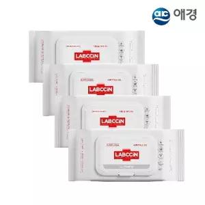 랩신 손소독 티슈 60매입 X 4개