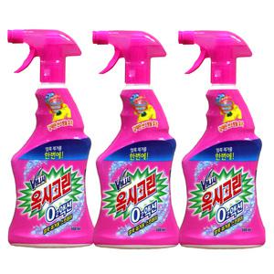 옥시크린 오투액션 얼룩제거제 스프레이 500ml 3개 세탁보조제