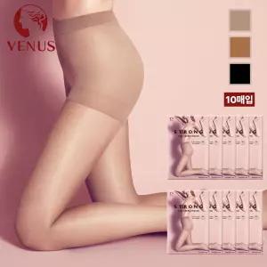 비너스 15D 10매입 여성 팬티 스타킹 고탄력 소프트 밴드 베이직 주니어 승무원 교복 학생 10S_VST1146