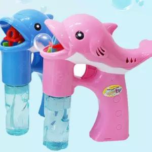 비눗방울 자동 버블건 비누방울 만들기 휴대용 미니 아기 돌고래 머신 기계 어린이날 선물