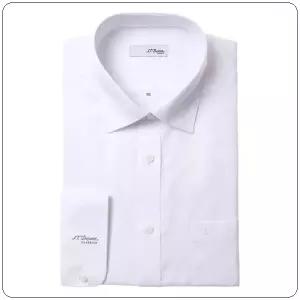 [대구백화점] [듀퐁셔츠]긴팔  면혼방  화이트 일반핏 (SE4FM12LS901SWH)