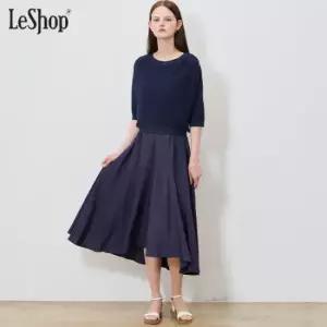 르샵 비스코스 레이온 반팔 원피스