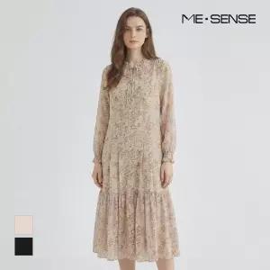 [미센스] 넥리본 프린트 원피스_MB38OPP202Z