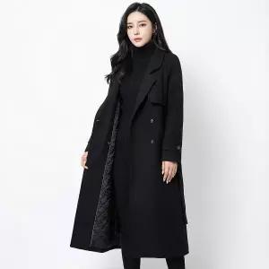 클라셰 (77까지)레이디퀼팅롱코트+벨트SET_B5W0037