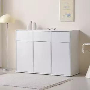 홈스빌 다름 여닫이 재활용 분리수거함 수납장 대용량 가정용 70L 3칸 4칸 3단 4단