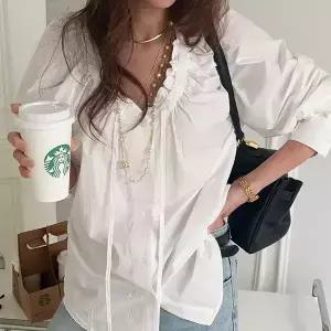 [난닝구] 쿠텐브 프릴블라우스