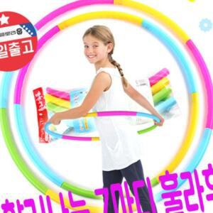 [2개구성] 분리 훌라후프 어린이 7P 향기 P 초등 나는 유치원 학생 운동 HWBAB677