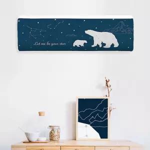 에어컨커버 벽걸이형 트라이앵글 백곰자리-보호 덮개/LG휘센/휘센/위니아에어컨/2IN1에어컨/케리어/사각