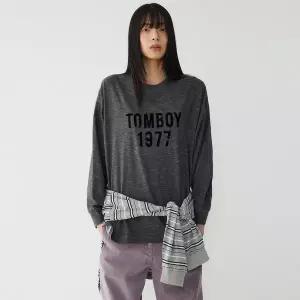 [STUDIO TOMBOY](신세계 사우스시티)레터링 프린트 슬럽 티셔츠(9176122974)