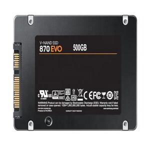 호환 휴대용 내장 870 EVO SATA 2.5인치 SSD 500GB 인터페이스 블랙