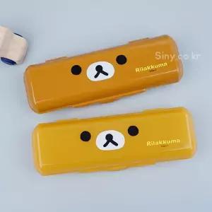 리락쿠마 다용도 케이스 (얼굴젓가락수저통)/유아용/수저집/캐릭터/키즈/어린이집/케이스/휴대용/개인/위생