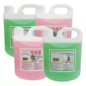 4L 대용량 물비누 거품비누 업소용 화장실리필 비누향 손세정제
