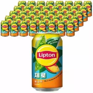 립톤 아이스티 복숭아 제로 355ml 24캔x2 무료배송