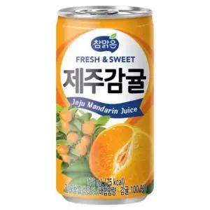 참맑은 제주감귤 175ml 30캔 탕비실 음료수 간식