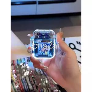  투명 방수 아크 전기 라이터 남성용 충전식 쿠로미 디자인