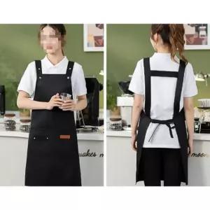 6색 1개 길이조절 H형 어깨끈 앞치마 카페 식당 공방 홀 서빙 앞치마 단체 유니폼/바리스타 서빙 공예 홀