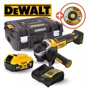 디월트 DCG4051P1 충전 그라인더 9000RPM 1550W 5.0Ah 배터리 1개