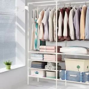 KSASTAX  이동식 시스템 옷장 행거 드레스룸 비키니 수납장 철재  2408251