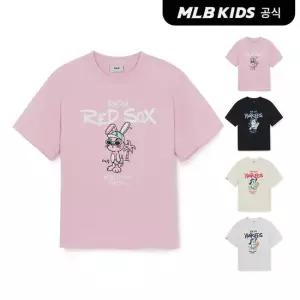 [MLB키즈 공식]26SS  스트릿 바크바니 썸머 아트웍 티셔츠 (4color)7ATSB4963