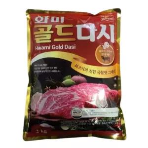 화미 골드다시다 2KGX6개 다시다쇠고기 대용량식자재 매운맛라면 분말소스 분말양념