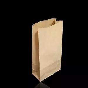 빵포장지 크라프트 실속형 각대 종이봉투 12X22cm 폭6cm 100매