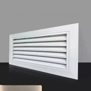 프리미엄 알루미늄 환기구커버 갤러리창 화이트 창문 루버 외부 외곽 프레임 에어컨