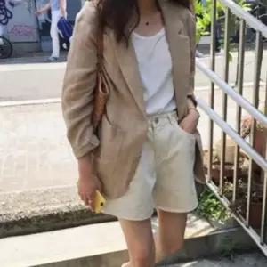 루즈핏 여름린넨자켓 얇은 긴팔 여름캐주얼룩 자켓 린 여성 여름 데일리룩 캐주얼룩 린넨자켓 20대봄코디