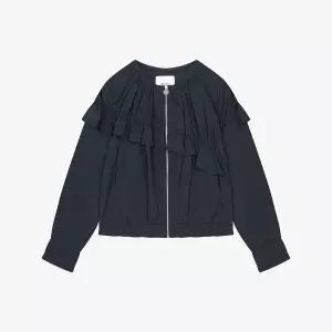 [롯데백화점]베스띠벨리 프릴 셔링 집업 점퍼 BMMAC2180