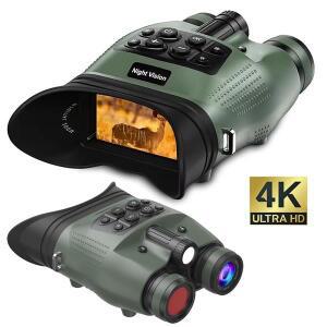 Z9801 4K UHD 48MP  쌍안경 망원경 카메라 8배 줌 디지털  야간  플래시라이트 포함