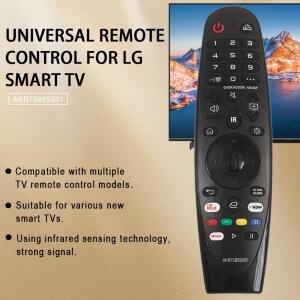LG AI ThinQ 4K 스마트 TV용 교체용 매직 리모컨 AN-MR20GA AKB75855501 55UP75006 NANO8   없음