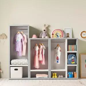 미니멀 아이방 베이비 선반행거장 풀세트(200cm 3색) 주니어 서랍 장농