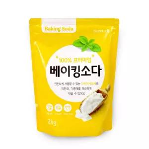 감동 베이킹소다 2kg 과일세척 세척제 리필 주방세제 천연세제