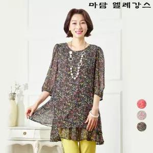 [마담엘레강스][마담엘레강스]  쉬폰 원피스형 블라우스 K201BL11