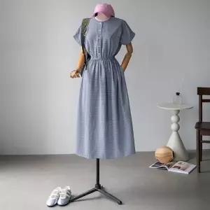 (안나앤모드) A. 블로 스트링 셔링 원피스[드레스E0211R10]