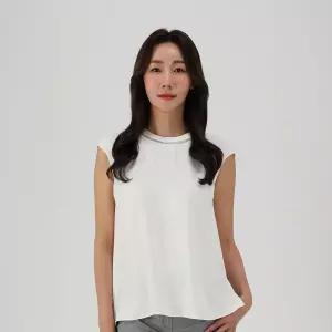 [PAT 여성] 줄란장식 민소매 블라우스_1I42514