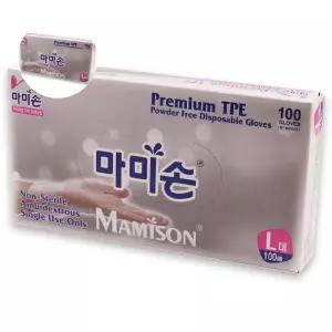 프리미엄 TPE위생장갑 100매 대 1개 니트릴 라텍스