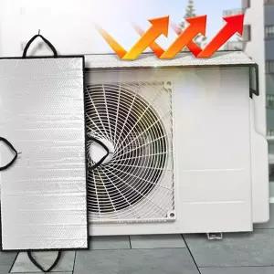 실외기 절전 커버 알루미늄 열차단 그늘막 에어컨 실외기 커버 덮개 걸이식 절약 냉방