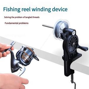 낚싯줄 감는 도구 테이블 클램프 스풀러 핸드헬드 고 스피닝 베이트캐스팅 릴 와이어 감기 및 회수 낚시