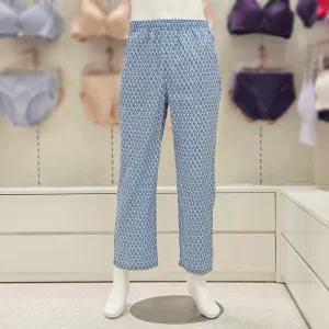 [AK수원점] [트라이엄프] 남성 60수 실켓면 꽃방울 실내복 잠옷 바지 TEMEF631