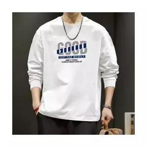 남성 긴팔 티 셔츠 라운드넥 표 순면 빅사이즈 풀오버 MF1