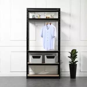 견고한 안전성 철제선반 행거 5단 가로 100 높이 180